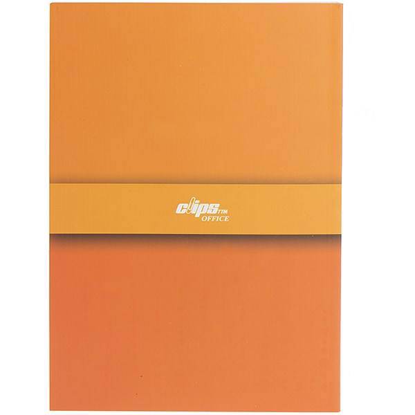 دفتر مشق کلیپس طرح ساده 100 برگ، Clips Simple Design 100 Sheets Homework Notebook