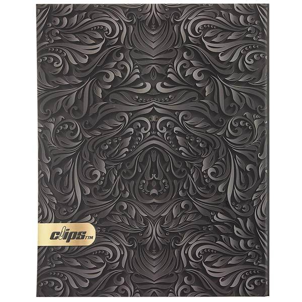 دفتر کلاسوری کلیپس طرح اسلیمی 2، Clips Eslimi 2 Design Ring Binder Notebook