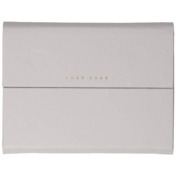 دفتر یادداشت هوگو باس مدل Verse Shell Grey، Hugo Boss Verse Shell Grey Notebook Size A6