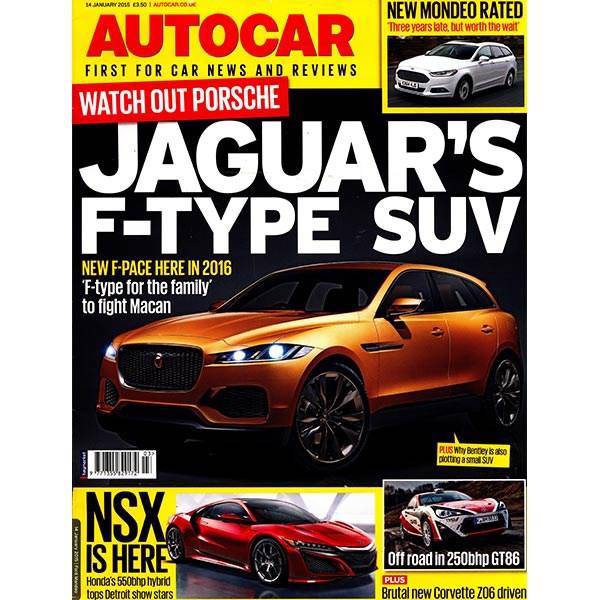 مجله اتوکار - چهاردهم ژانویه 2015، Autocar Magazine - 14 January 2015