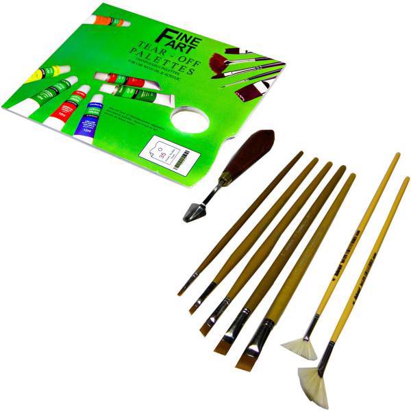 ست نقاشی 9 تکه الف با کد 337، Alef Ba 337 Painting Set 9 pcs