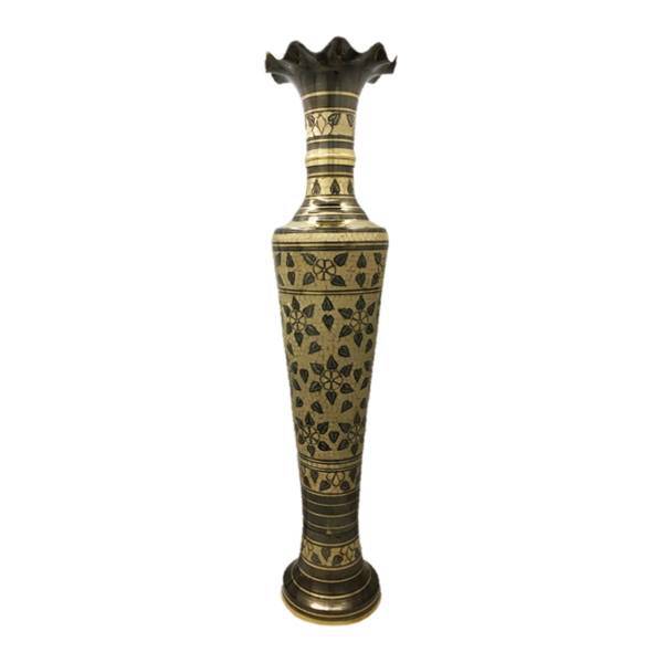 گلدان برنزی جام هنر مدل کنار سالنی کد K40، jamehonar K40 Brass Pot