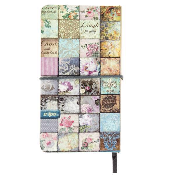 دفتر یادداشت کلیپس طرح گل، Clips Flower Notebook