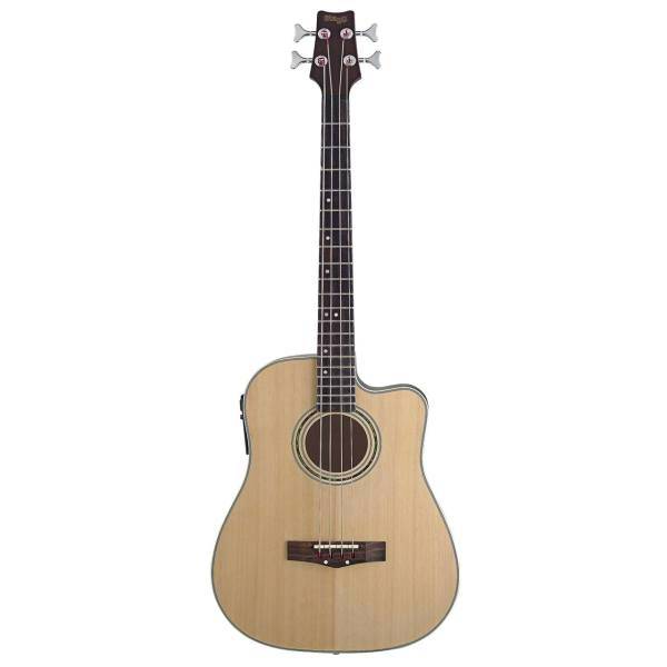 گیتار باس آکوستیک استگ مدل AB203CE-N، STAGG AB203CE-N Electro- Acoustic cutaway Bass Guitar