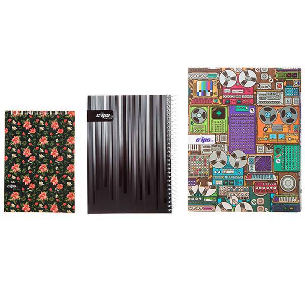ست دفتر کلیپس طرح 5، Clips Notebook Set Design 5