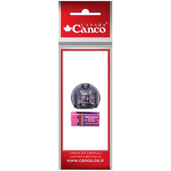 مجموعه 2 عددی پاک کن و تراش کنکو، Canco Eraser and Sharpener 2 Pieces Pack