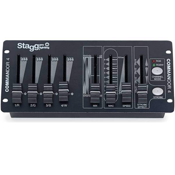 کنترل نور DMX استگ مدل Commandor 4-3، Stagg Commandor 4-3 DMX Controller