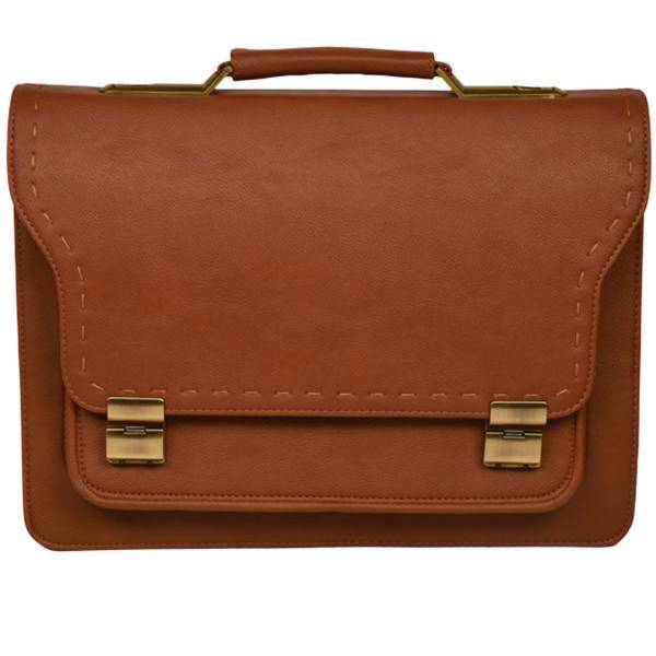 کیف اداری چرم صنعتی پارینه مدل P168-1، Parine P168-1 Leather Briefcase