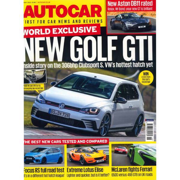 مجله اتوکار - چهارم می 2016، Autocar Magazine - 4 May 2016