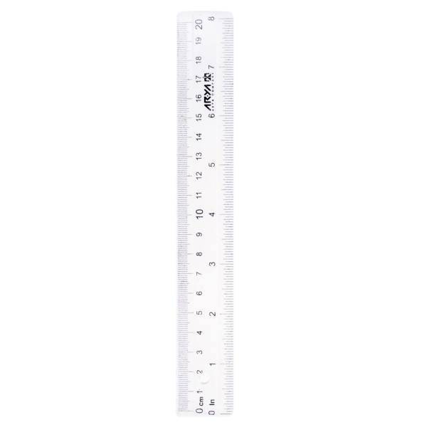 خط کش 20 سانتی متری آریا کد 8020 - بسته 4 عددی، Arya 20cm Ruler Coder 8020 - Pack of 4