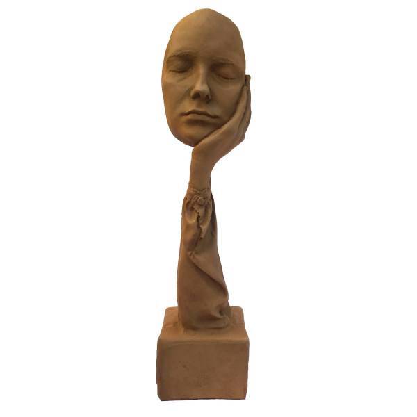 مجسمه طرح خاکی مدل Thinking01، Soil Thinking01 Statue