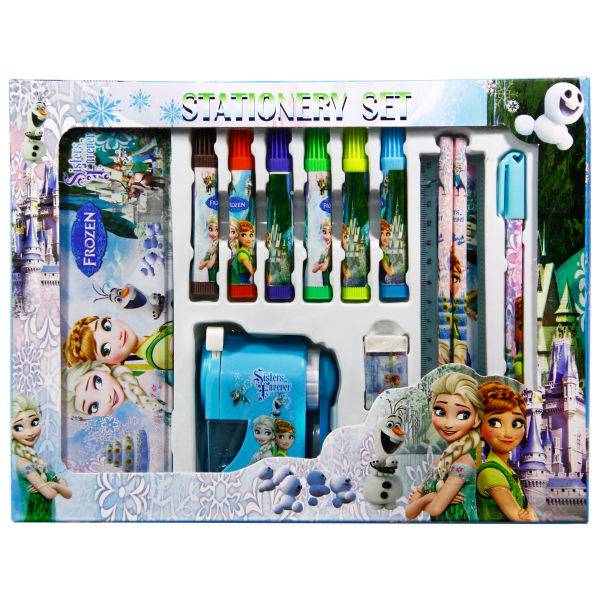 ست 14 تکه لوازم التحریر طرح فروزن کد 364، Stand By Me Frozen 364 Stationery Set 14 pcs