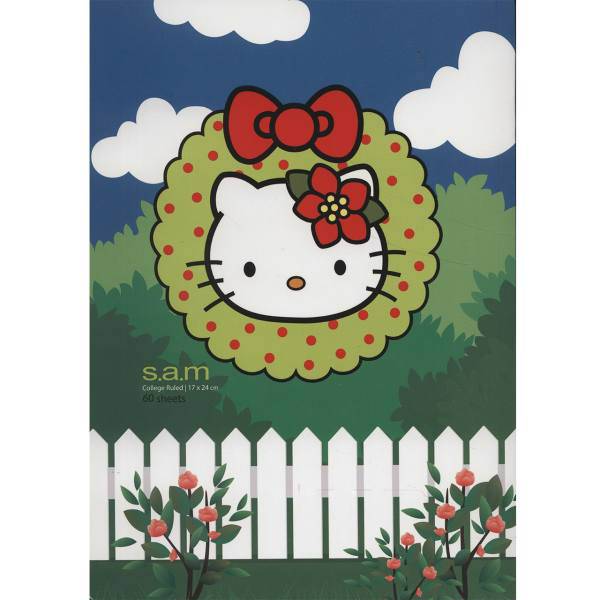 دفتر مشق سم طرح هلو کیتی 3، Sam Hello Kitty 3 Homework Notebook