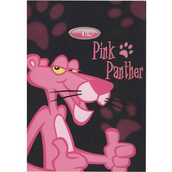 دفتر مشق کلیپس طرح پلنگ صورتی 2، Clips Pink Panther 2 Homework Notebook