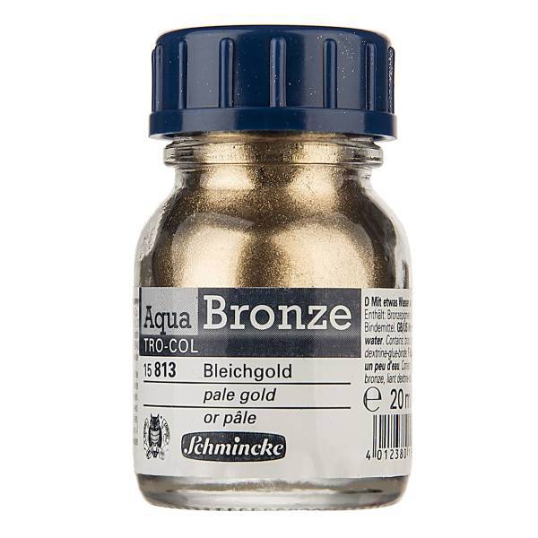 پودر گواش اشمینک مدل Aqua Bronze حجم 20 میلی لیتر، Schmincke Aqua Bronze Poster Color Powder 20ml