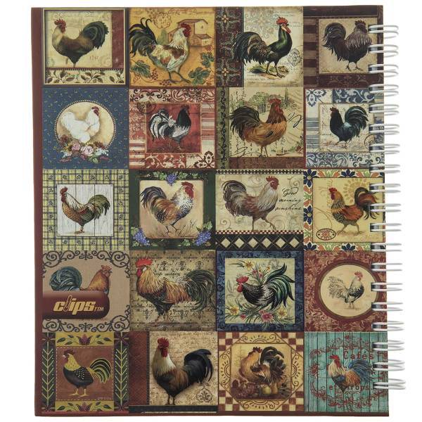 دفتر یادداشت کلیپس طرح خروس، Clips Rooster Notebook