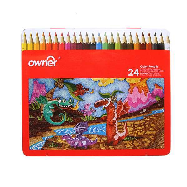 مداد رنگی 24 رنگ اونر، Owner 24 Color Pencil