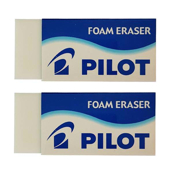 پاک کن پایلوت مدل EE-F20 بسته دو عددی، Pilot EE-F20 Foam Eraser-2 Pcs