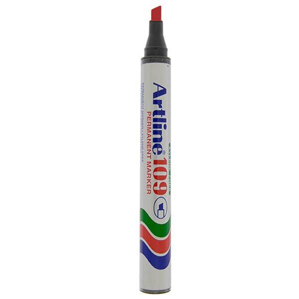 ماژیک آرت لاین مدل 109 نوک تخت، Artline 109 Red Permanent Marker