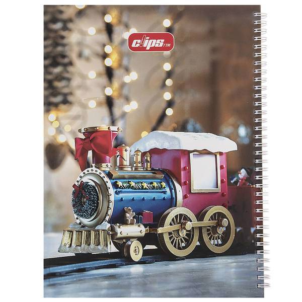 دفتر نقاشی کلیپس طرح قطار، Clips Train Design Painting Notebook