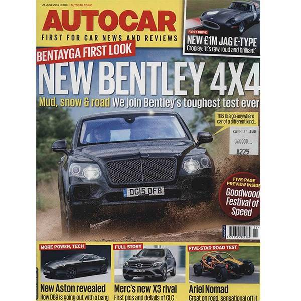 مجله اتوکار - بیست و چهارم ژوئن 2015، Autocar Magazine - 24 June 2015