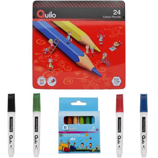 ست لوازم تحریر کوییلو کد 276 مجموعه 6 عددی، Quilo 276 Stationery Set 6 pcs