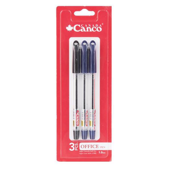 خودکار کنکو مدل Office بسته 3 عددی، Canco Office Pen Pack of 3