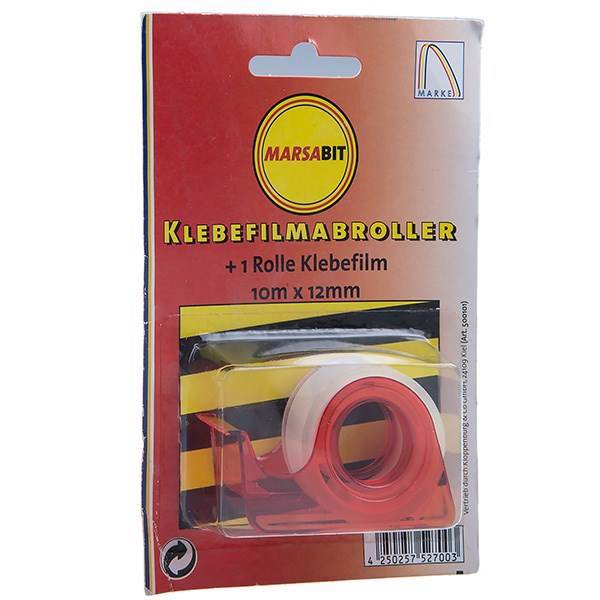 نوار چسب پایه دار 10x12 میلی متری شفاف مارسابیت، Marsabit 10x12mm Transparent Adhesive Tape with Stand