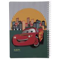 دفتر مشق سم طرح ماشین خوشحال Sam Happy Car Design Homework Notebook