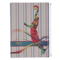 دفتر مشق سم طرح بسکتبالیست Sam Basketbalist Design Homework Notebook