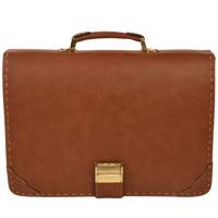 کیف اداری چرم صنعتی پارینه مدل P152-1 Parine P152-1 Leather Briefcase