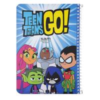 دفتر مشق سم طرح تایتان ها به پیش Sam Teen Titans Go Design Homework Notebook