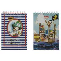 دفتر یادداشت کلیپس طرح دزدان دریایی بسته 2 عددی Clips Pirates Notebook Pack of 2