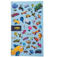 دفتر 50 برگ کلیپس جلد شومیز طرح وسایل نقلیه Clips 50 Sheets Soft Cover Transport Means Design Notebook