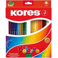 مداد رنگی 24 رنگ کورس مدل Kolores Kores Kolores 24 Colored Pencil