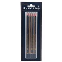 مداد هیلکس آکسفورد مدل Executive با درجه سختی نوک HB کد P60010 بسته پنج عددی Helix Oxford HB Executive Pencil Code P60010 Pack of 5