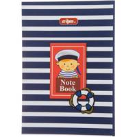 دفتر 50 برگ کلیپس جلد شومیز طرح ملوان Clips 50 Sheets Soft Cover Sailor Design Notebook