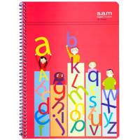 دفتر زبان سم طرح مدرسه Sam School Design English Notebook