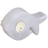 شمعدان سنگ نمک طب سنگ طرح جاشمعی ماهی کد TC-40121 Tebsang Fish TC-40121 Salt Stone Candlestick