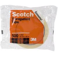 نوار چسب شیشه ای اسکاچ مدل Transparent پهنای 1.8 سانتی متر Scotch Transparent Adhesive Tape Width 1.8cm