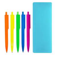 ست خودکار و جامدادی لاتن مدل Medon Blue Laton Medon Blue Pen and Notebook Set