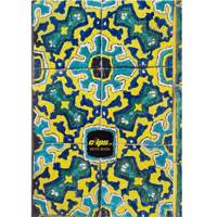 دفتر 100 برگ کلیپس طرح کاشی سنتی جلد شومیز Clips 100 Sheets Soft Cover Traditional Tiles Design Notebook
