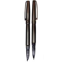 ست روان نویس و خودنویس ییرن مدل Silver - با گیره طلایی Yiren Silver Rollerball Pen And Fountain Pen Set