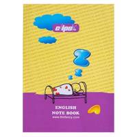 دفتر زبان کلیپس طرح رویای الفبا 80 برگ Clips Alphabet Dream Design 50 Sheets English Notebook