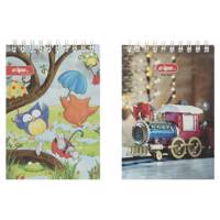 دفتر یادداشت کلیپس طرح جغد و قطار بسته 2 عددی Clips Owl and Train Notebook Pack of 2