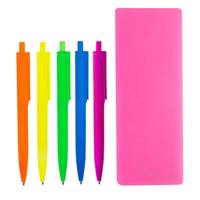 ست خودکار و جامدادی لاتن مدل Medon Pink Laton Medon Pink Pen and Notebook Set