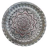 سینی مسی قلمزنی کد AL-80040093 سایز 30 سانتی متر