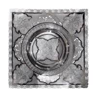 بشقاب شیرینی خوری نقره سیدی مدل مربع کد 126001 Seyyedi Silver Square Dish Code 126001