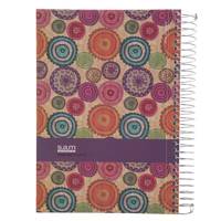 دفتر مشق سم طرح گل 4 - سایز 24 × 17 سانتی متر Sam Flower Design 4 Homework Notebook Size 17 in 24 cm