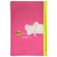 دفترچه یادداشت کلیپس طرح فیل 100 برگ Clips Elephant Design 100 Sheets Notebook